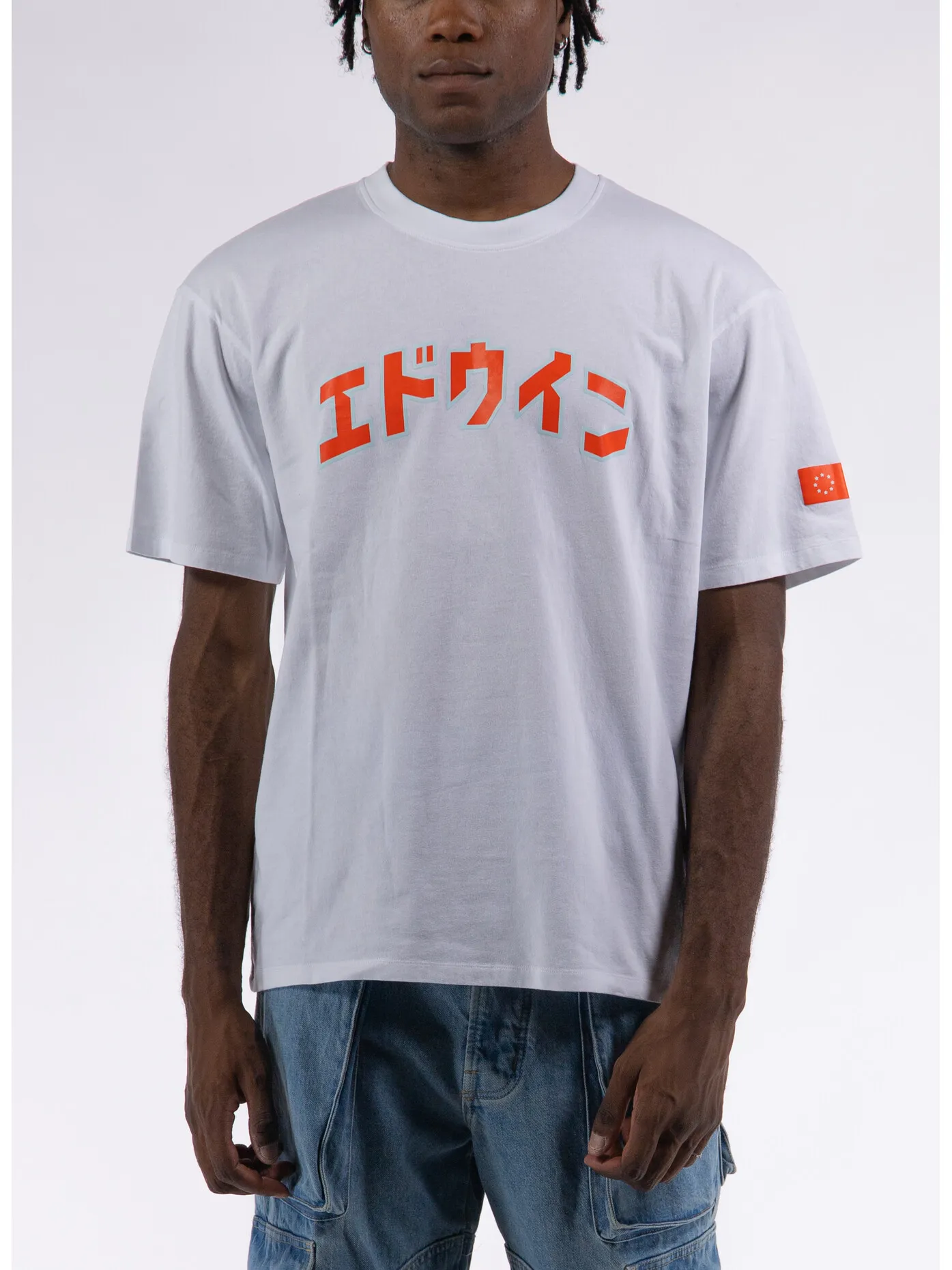     -EDWIN    -T-SHIRT KATAKANA RETRO-