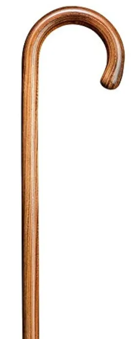 Bastone da passeggio rotondo Rüster, colore marrone, in legno, lunghezza 80 cm, portata fino a 100 kg 217799764