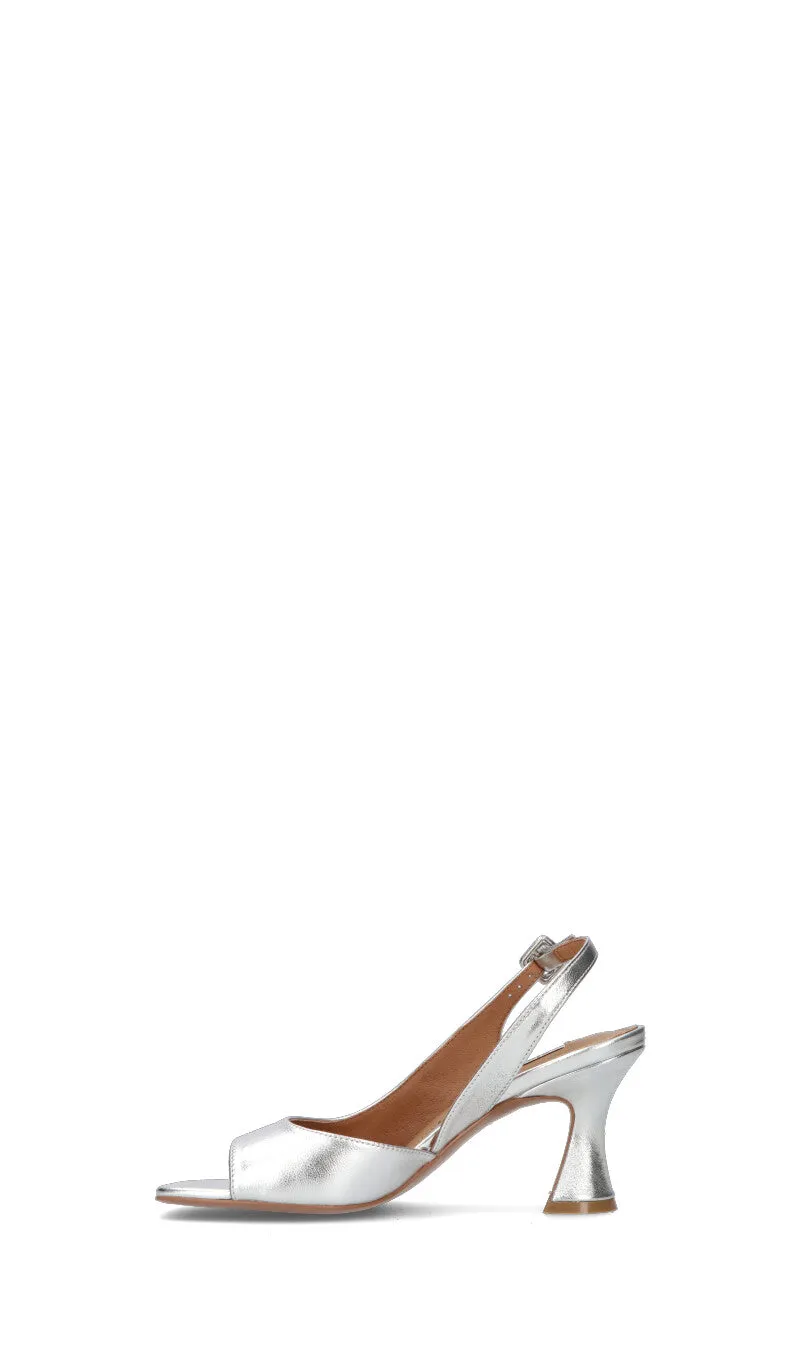 BIBI LOU Sandalo donna argento in pelle
