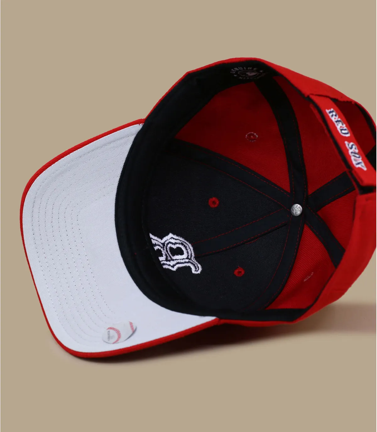 cappellino baseball bostonMVP Boston red     