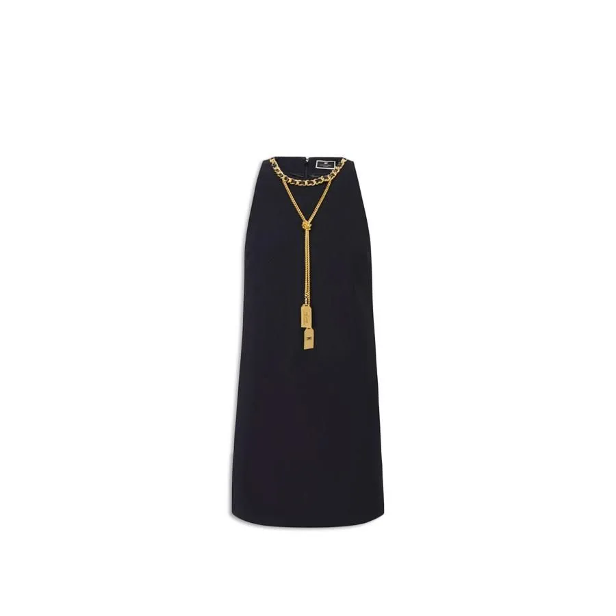 --Elisabetta Franchi Smanicato In Crepe Stretch-