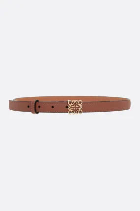  LOEWE cintura sottile Anagram in pelle pebble grain 