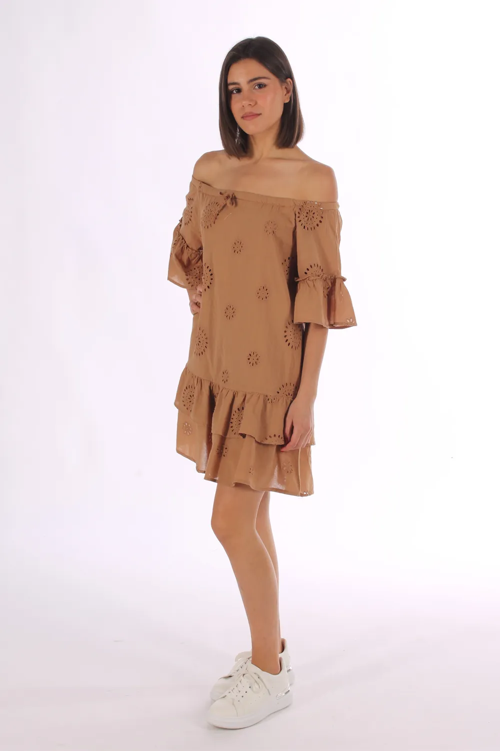 MARK UP | ABITO CON DETTAGLI IN PIZZO SANGALLO - Punto Blu