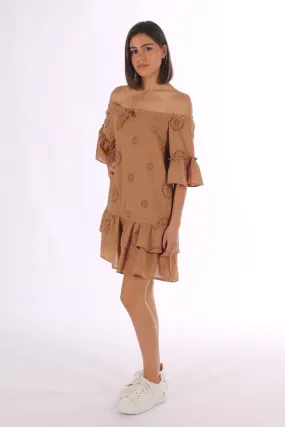 MARK UP | ABITO CON DETTAGLI IN PIZZO SANGALLO - Punto Blu