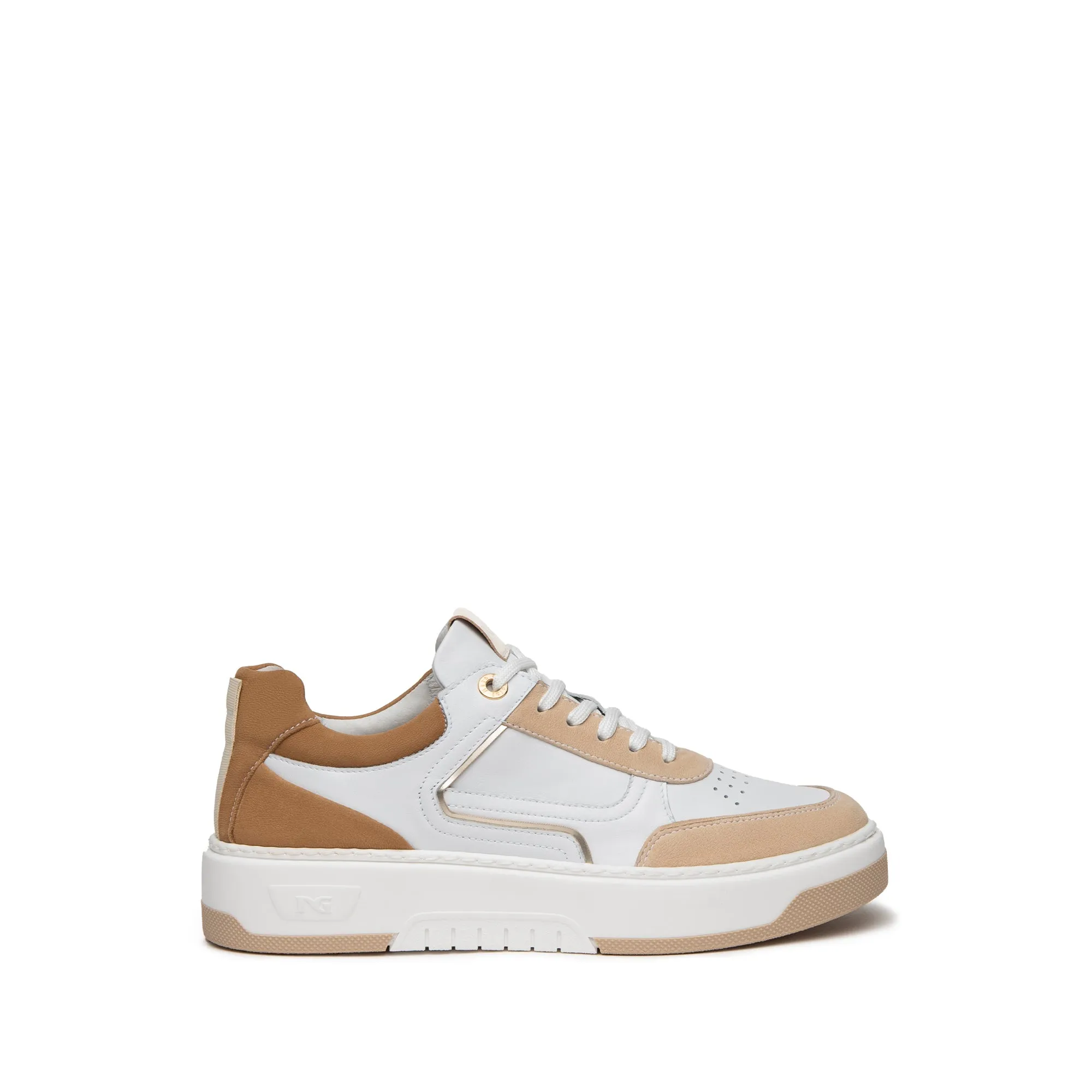 NERO GIARDINI Sneakers platform Donna - Beige modello E409992D