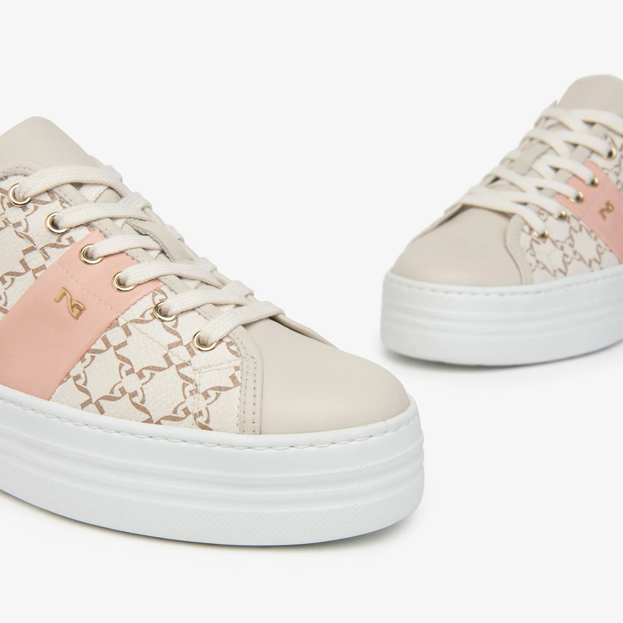 NERO GIARDINI Sneakers platform Donna - Bianco modello E409956D
