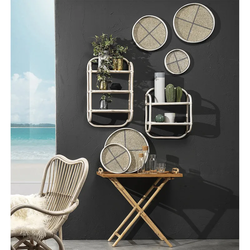 OresteLuchetta Mensola da parete EASY 3 DESAK, beige chiaro