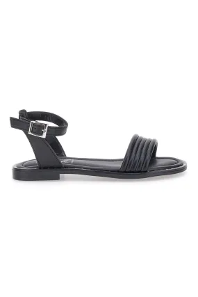   PITTARELLO LOOK Sandali Neri Flat Con Cinturino Regolabile Pittarello Look DC43877