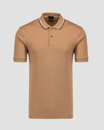 Polo beige da uomo Hugo Boss Penrose