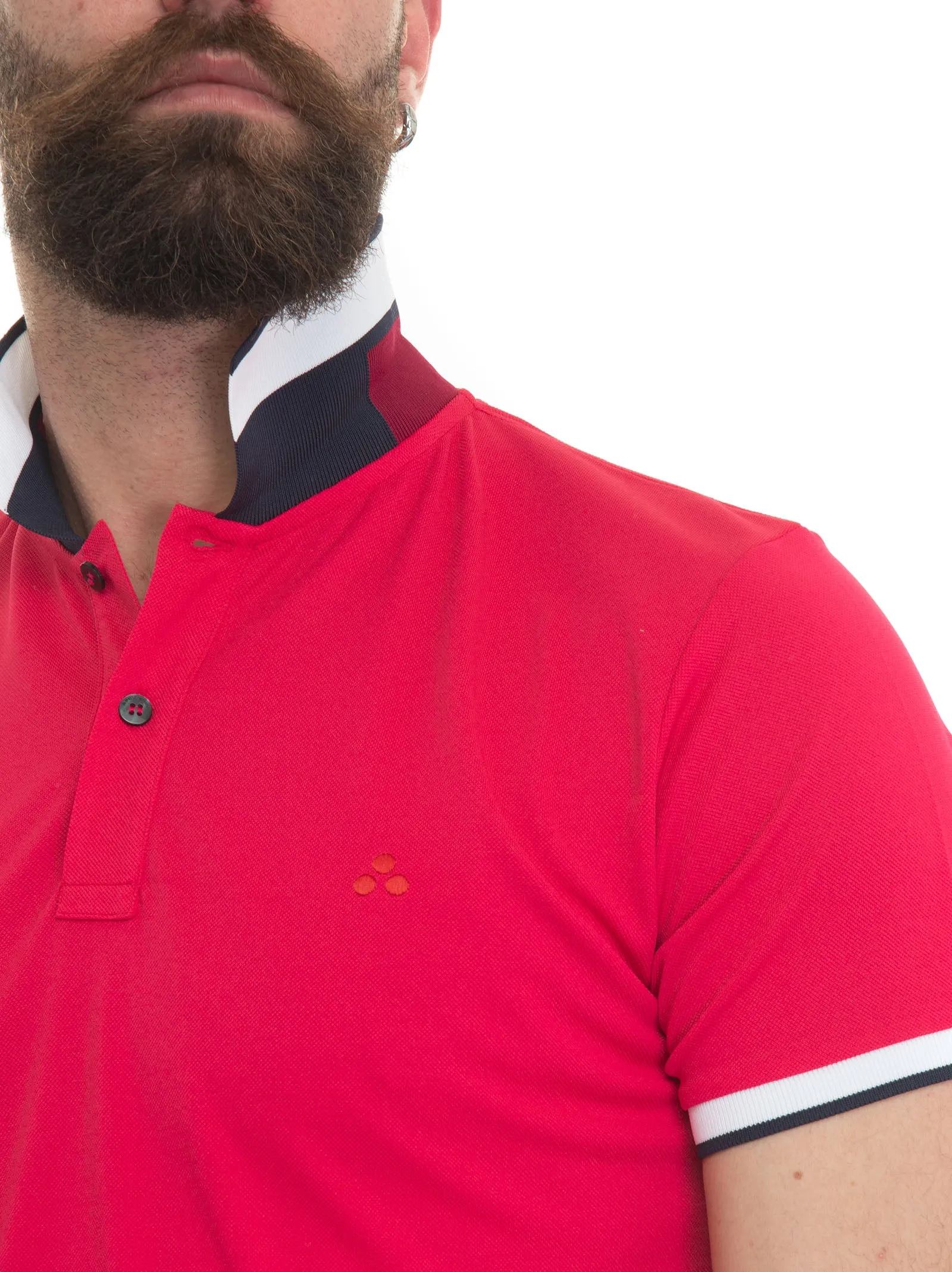 Polo manica corta PARA Rosso Peuterey Uomo