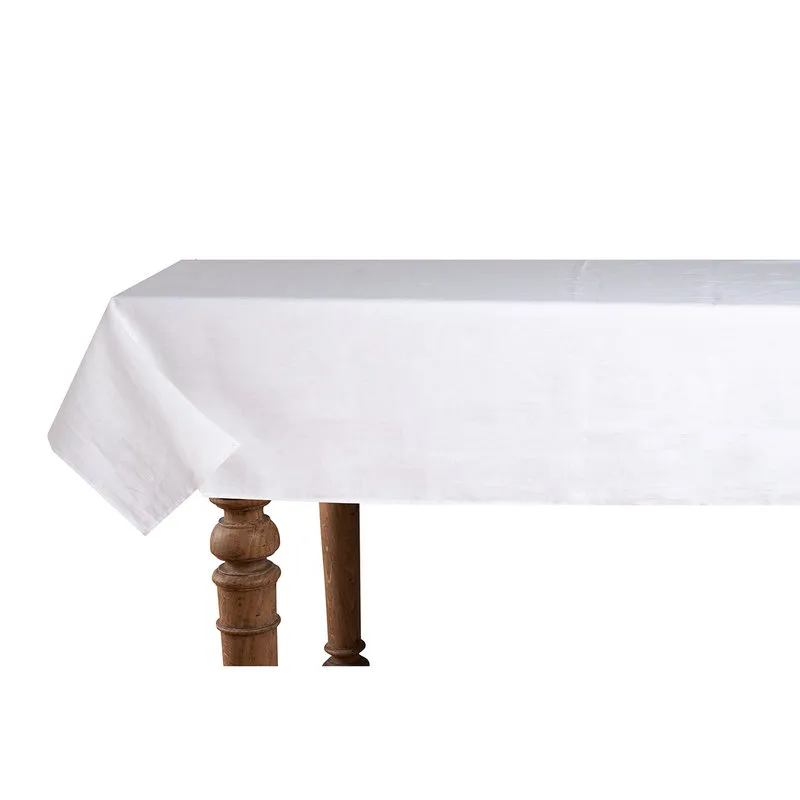 Puro lino tavola Tovaglia 140x180 Puro Lino Bianco Naturale