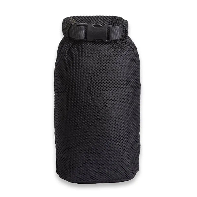 Savotta Rolltop Stuffsack 5L, mesh, nero