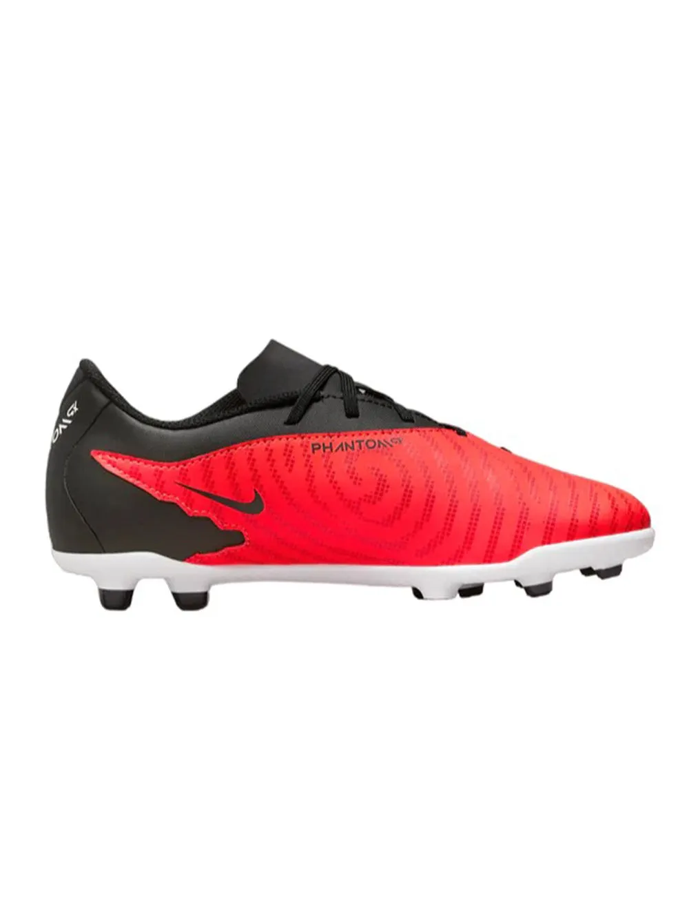 Scarpino da Calcio Jr Phantom Gx Club Fg/Mg Rosso Nero