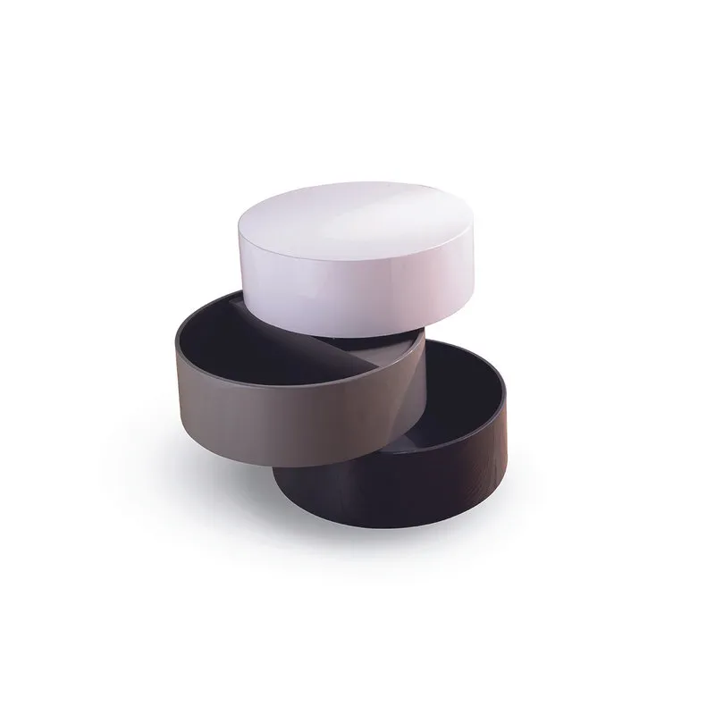 Stones Tavolino (50 x 50 x 32h), bianco