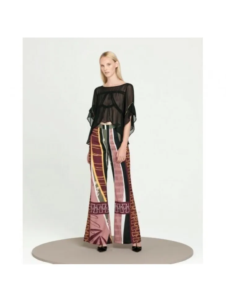 TOP VELATO CHIFFON