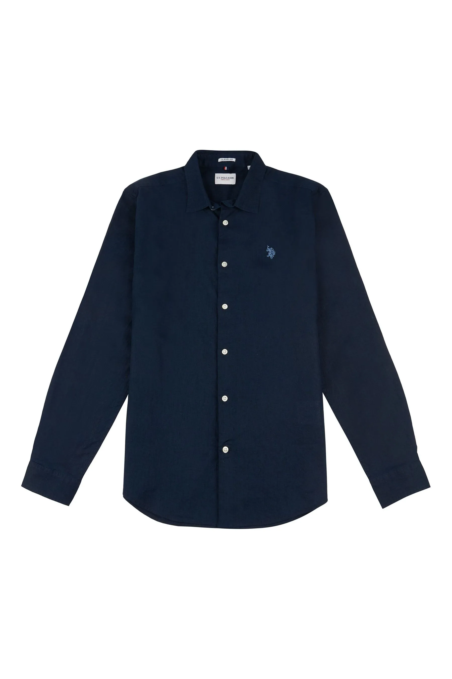 U.S. Polo Assn. Linen Blend Mens Shirt    