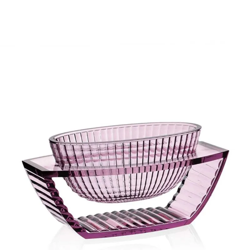 Vaso centrotavola U Shine rosa 